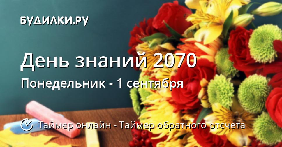 День знаний 2070