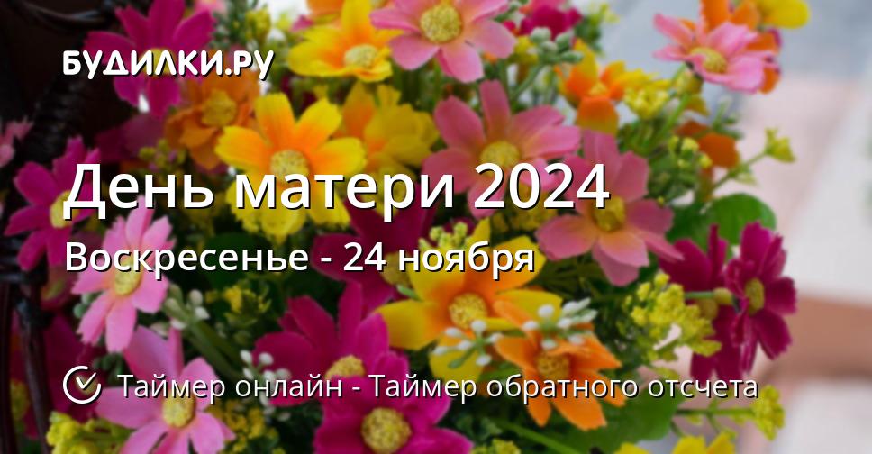 Поздравить с днем матери в Украине 2024
