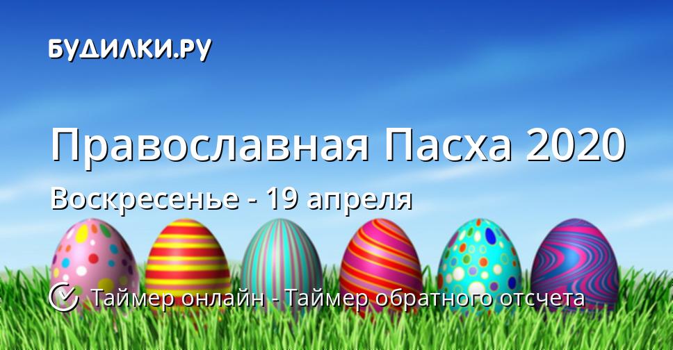 Какого числа будет православная Пасха в 2020 году?